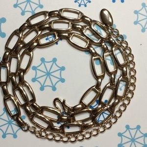 💕 34” and 8” adjustable belt gold